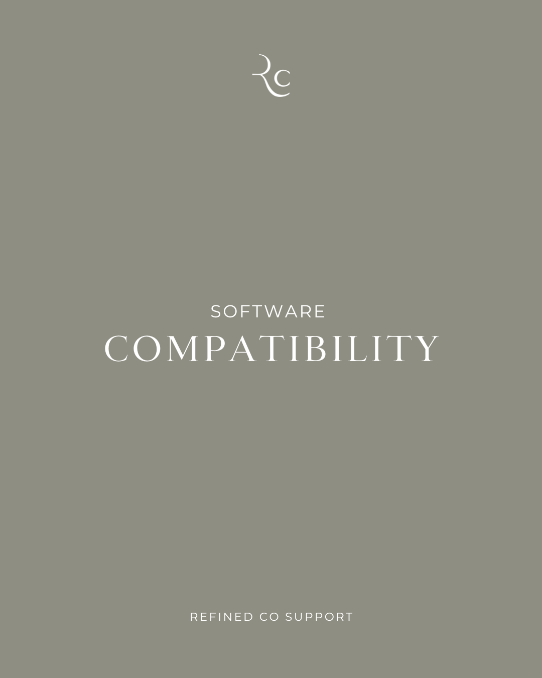 Software Compatibility