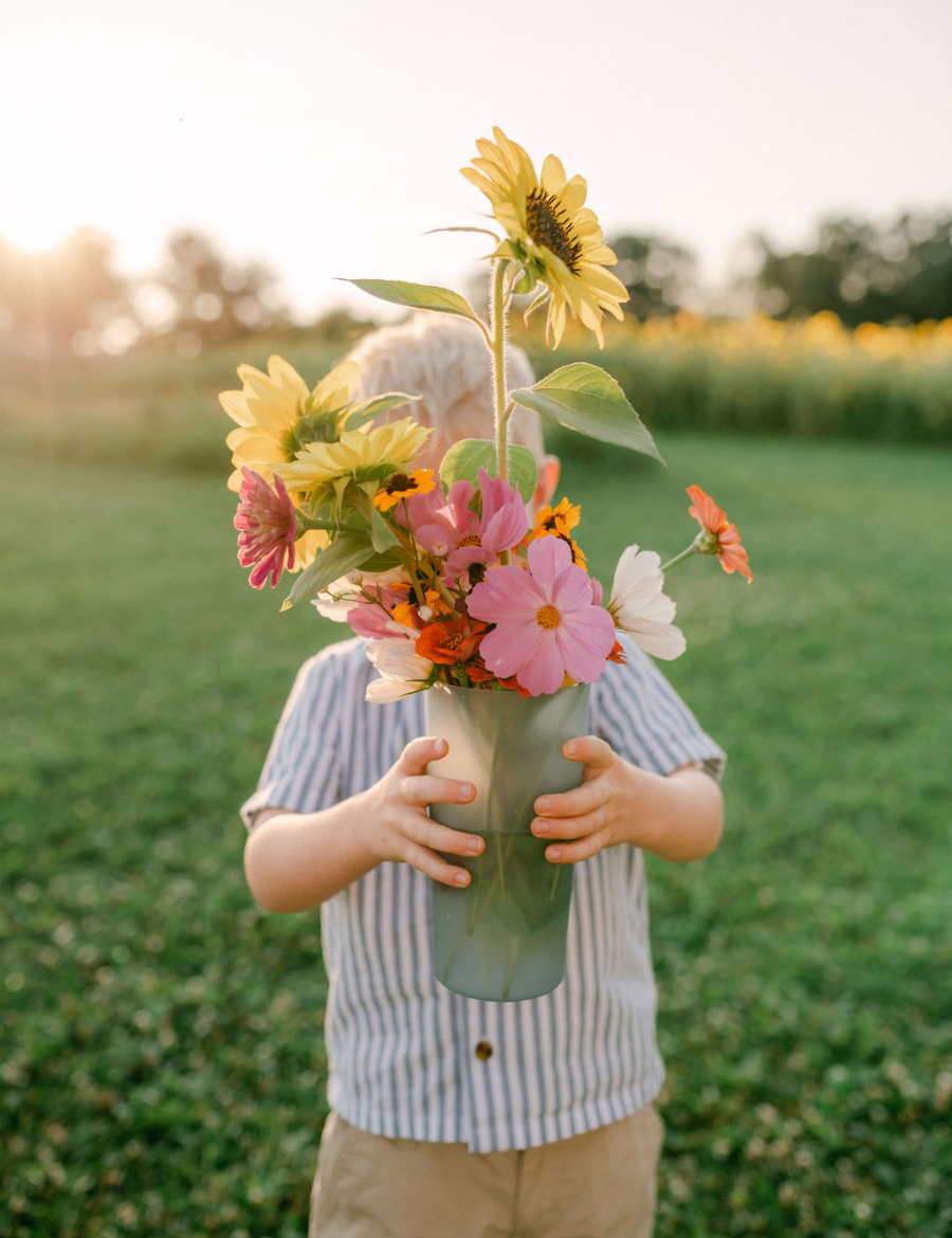 Hybrid Film Photography on a Golden Hour Family Session